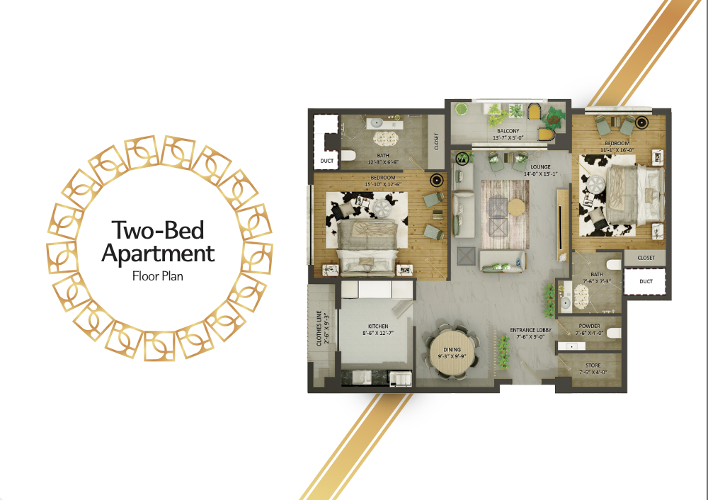 1-Bed Apartments