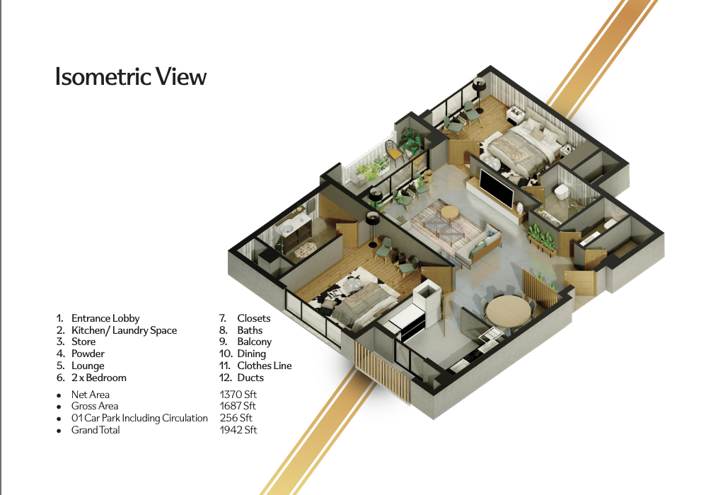 2-Bed Residences