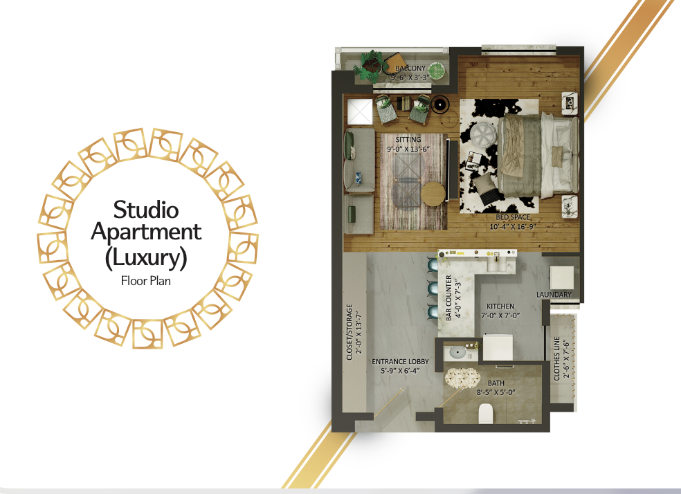 3-Bed Penthouses
